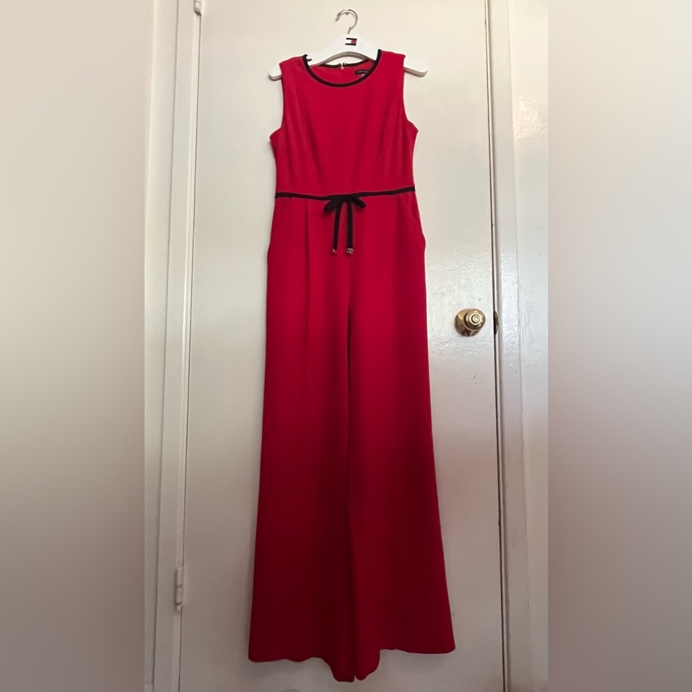 EUC Lady in Red Tommy Hilfiger Jumpsuit ❤️